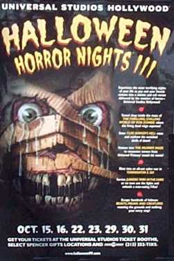 Clive Barker's Hell — Halloween-Horror-Nights-Poster, 1999