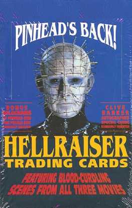 Hellraiser Trading Cards — Kartenbox, Eclipse, 1992