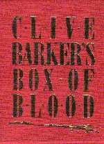 Clive Barker's Box of Blood — 32 Sammelkarten in Stoffbox, Eclipse, 1993