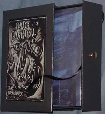 Dark Carnival von Ray Bradbury — Buchstabenausgabe im Traycase, Gauntlet Press, 2001
