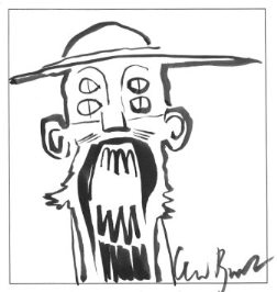 Illustrator, Exemplar Nr. 27 — Original-Skizze von Clive Barker auf der Limitierungsseite, 1990