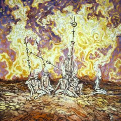 The Tribe Rests — Abarat-Gemälde von Clive Barker